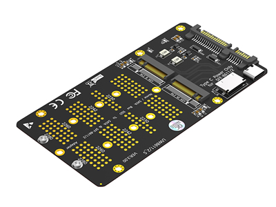 M.2 to OCuLink SFF-8612 SATA Combo Adapter