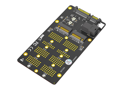 M.2 SSD to SFF-8643 SATA Combo Adapter