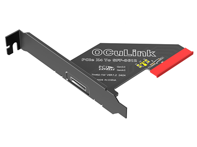 PCIe 4.0 x4 OCuLink SFF-8612 Adapter Card